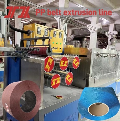 PP Strap Band Extrusion Line dengan Taiwan Fotek Thermostat dan Switch dari Schneider