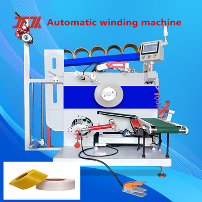 Mesin penggulung PP extruder plastik mesin penggulung otomatis sistem kontrol PLC