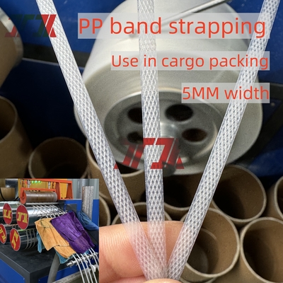 100% Bahan Daur Ulang Menggunakan PP Strapping Band Membuat Mesin Dengan Winder Otomatis 5-19mm Lebar Disesuaikan