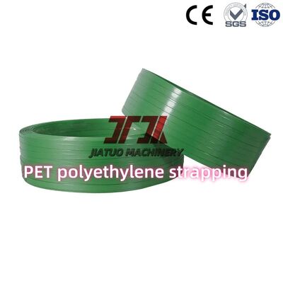 9-32mm Lebar Custom Hijau Pet Strapping Packing Belt Untuk Strapping Palet Packing