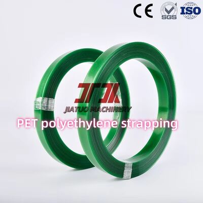 Customized Green Embossed Polyester PET Strapping dalam Berbagai Spesifikasi dan Model untuk Mesin Pengemasan