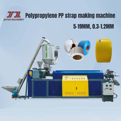 5-19mm Single Double Screw PP Packing Belt Making Line Dengan Kekuatan dan Panjang Tinggi