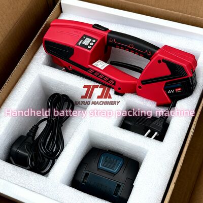 Mesin Strapping Baterai Genggam Portabel 2100N 13mm 16mm PET PP Strap Packing