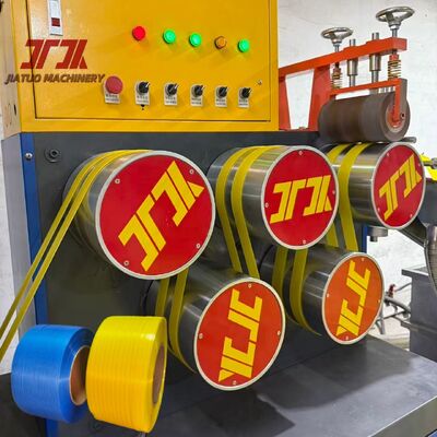 Mesin Pembuat Tali Sandwich PP Lebar 5-19mm Digunakan Untuk Furnitur Keramik