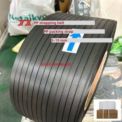 PP Packing Strap 5 15 mm Putih PP Strapping untuk Pabrik mesin strapping otomatis
