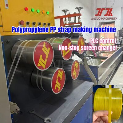 Lini Ekstrusi Tali PP hemat energi 80KW dengan Sistem Lima Roller Hard Chrome