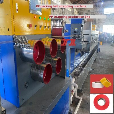 5mm PP Strapping Machine Mesin pembuatan tali PP berkecepatan tinggi untuk 100% PP Polypropylene Material