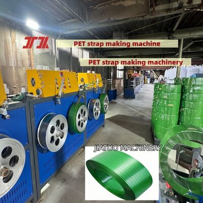 Mesin plastik Lini produksi strip baja plastik PET 9-25mm Mesin penggulung otomatis servo