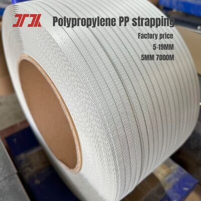 5mm Pp Strapping Polypropylene Packing Belt With Long Length 7000m/roll