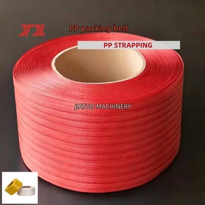 PP ramah lingkungan Packing Strap transparan 5 ′ 19 mm PP Strapping belt untuk Alat Strapping Otomatis