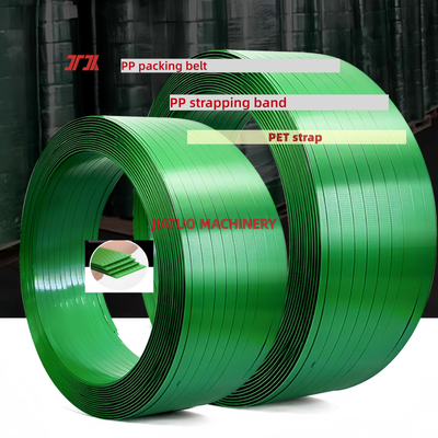 Automatic PET PP strapping high speed16mm PET Packing belt dengan mekanisme penguncian yang tahan lama