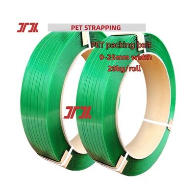 Pita pengemasan PET kecepatan tinggi 15mm untuk alat pengemasan pneumatik