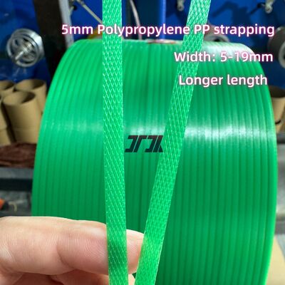Tali Pengikat Plastik PP 5-19mm dengan Kekuatan Tarik Tinggi untuk Pengemasan Mesin Otomatis