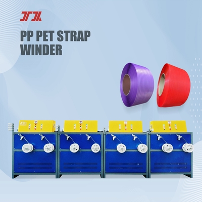 PLC Double Station Plastik PET Strap Winder