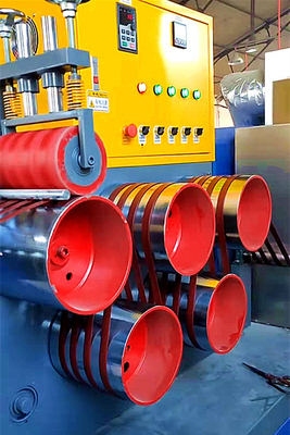 Otomatis Plastik PP Strapping Packing Belt Membuat Mesin Kontrol PLC