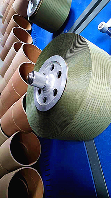 Otomatis Plastik PP Strapping Packing Belt Membuat Mesin Kontrol PLC
