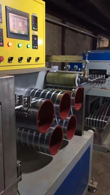 Otomatis Plastik PP Strapping Packing Belt Membuat Mesin Kontrol PLC