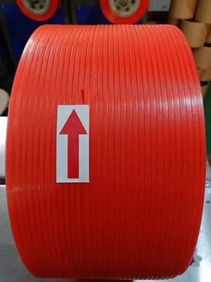 Tahan Lama Warna Hijau PET Band Strapping Tugas Berat Timbul Halus Untuk Pengepakan