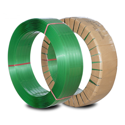 Halus PET Strapping Band Roll Polyester Packing Belt Pencetakan Kustom