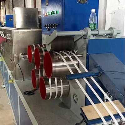 Single Screw 4 Rongga PP Strap Extrusion Line Mesin Pembuat Tali PP
