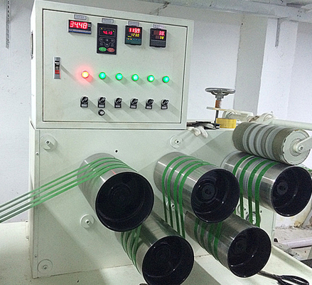 Single Screw 3 Straps PET Strap Extrusion Line PET Packing Belt Membuat Mesin