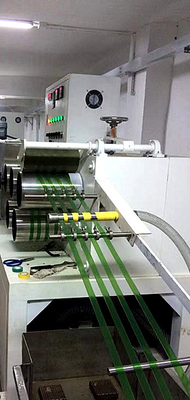 Polyester PET Strap Produksi Line 22mm Full Automatic High Power Dengan Pump Metering