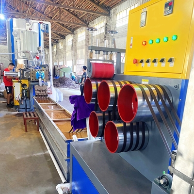 CE ISO PET Strap Produksi Line PLC PET Strapping Band Membuat Mesin High Speed PET Strap Membuat Mesin untuk baja Ind