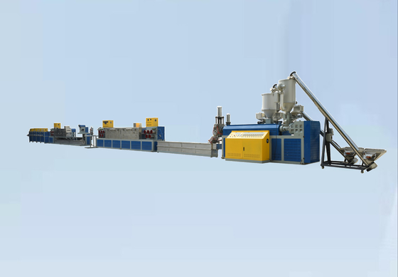 PLC PP Packing Belt Cane Rattan Making Machine Extrusion Line 400kg/H PP Packing Belt Machine untuk pembuatan Rattan