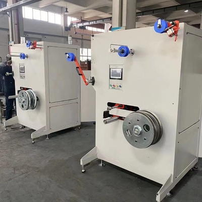 Plastik PP PET Full Automatic Strap Winder Machine Sekrup tunggal