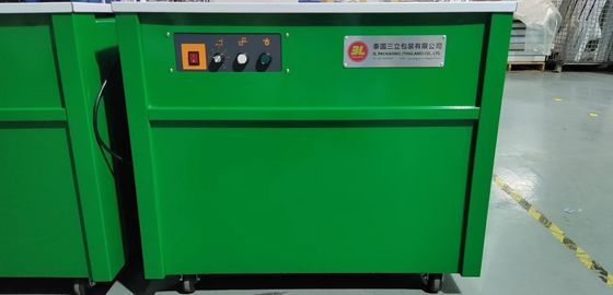 Lebar 6-15mm mesin pengemasan otomatis Handheld Strapping Machine Desain Desktop Lipat