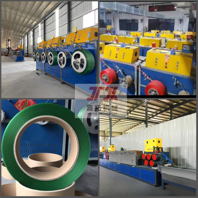4000L Pre-Drying Tower PET Strap Making Machine dengan 3 baris untuk tembakau dan kertas