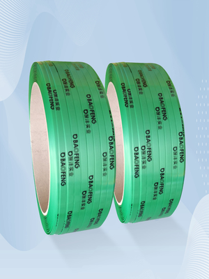 Output 3 Straps PET Strapping Band Line Produksi Sistem Kontrol PLC Bahasa Inggris Cina