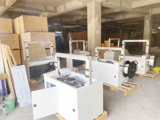 Automatic Box Case Carton Strapping Machine mesin strapping otomatis pp sabuk strapping mesin untuk strapping pp