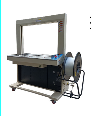 Kotak Karton 350W Mesin Strapping Semi Otomatis 60KG Mesin Strapping Semi Otomatis Ketegangan untuk Tali PP Plastik