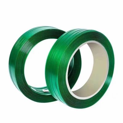 Kustomisasi Green Embossed Pallet Packing Strapping Plastik PP Strap Belt