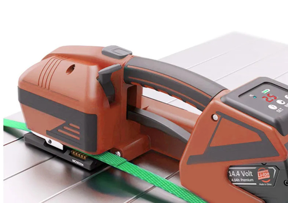 220V Kotak Karton Mesin Pembungkus Peregangan PP PET Mesin Strapping Genggam