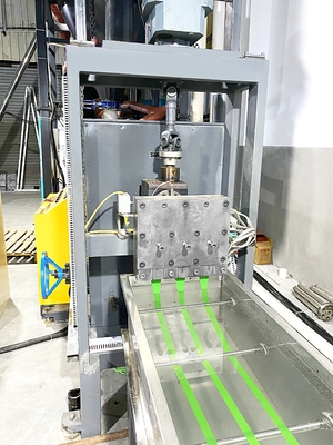 Lini Produksi Tali Plastik Sepenuhnya Otomatis Mesin Pembuat Tali PET 120KW dengan Ketegangan &gt;850kg untuk Pita dan Tali