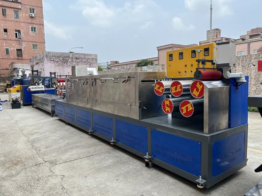 Lini produksi tali Sandwich PP dengan Kontrol Layar Sentuh PLC Otomatis