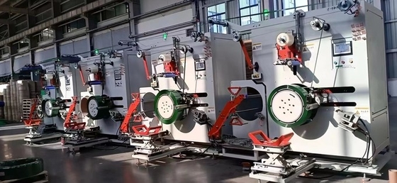 Conveyor penuh otomatis Winder Pita PET 0.4KW Dengan Sistem Kontrol PLC Winder Pita PET penuh otomatis dengan Kontrol PLC &amp; Cuttin