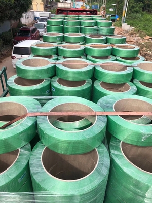 Garis Ekstrusi Tali PET Kinerja Tinggi Dengan Kontrol PLC Lebar 9-32mm