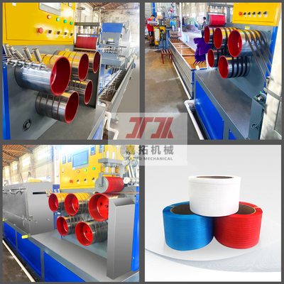 Mesin Pembuat Tali Pengepakan PP 250kg/Jam Ekstruder Tali PP Polypropylene