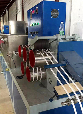 Mesin Produksi PP Strap Band Daur Ulang Efisiensi Tinggi 2 Straps Output 20% -30% Energi