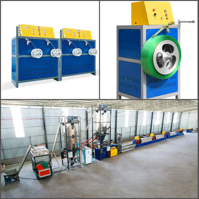 INVT PET Strap Making Machine Silinder ganda 0.6-1.2mm ketebalan Mesin PET High Speed Strap Making Machine untuk kemasan