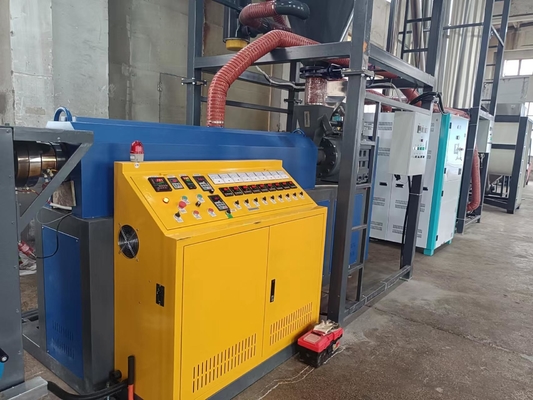 100mm Screw PET Strap Making Machine Line Produksi Pita PET yang dapat diandalkan 300-350KG/H