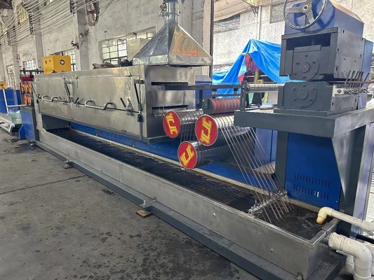 IVNT Inverter PP Strap Band Extrusion Line Dengan 5-19mm Width Range Sturdy PP Strapping Band Extrusion Machine dengan 5-19m