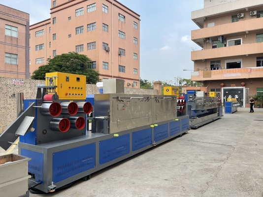 Mesin Pembuat Tali PP 100KW Otomatis Tinggi Efisiensi 120-150KG/H Mesin Pembuat Tali PP Otomatis