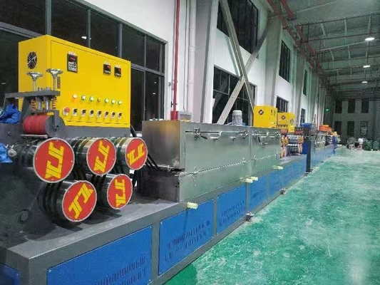Mesin pembuatan tali PET silinder ganda / tunggal dengan kesalahan lebar dalam 0.2mm