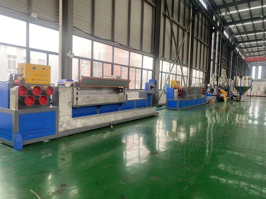 PP Strap Band Extrusion Line Mesin Membuat Strip Plastik Dengan Kontrol PLC