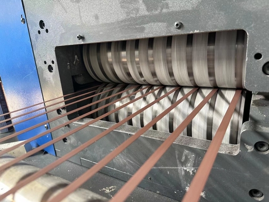 Single Screw PP Strap Band Extrusion Line PP Strap Making Machine PP Strap Making Machine dengan 1 sampai 4 sabuk yang diekstrusi