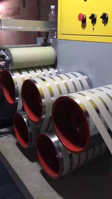 180-200 Kg/H PP Strap Band Extrusion Machine Dengan PLC Program Controller Listrik